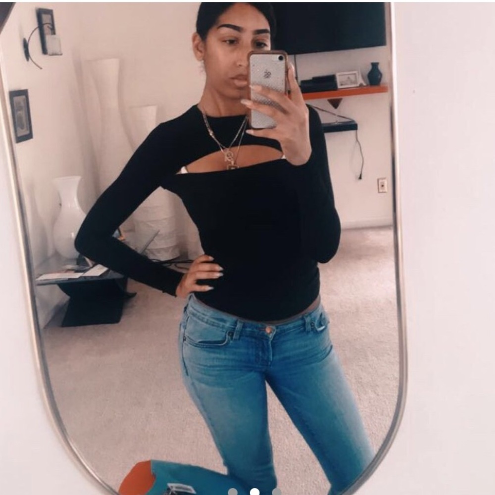 Boohoo cut out top